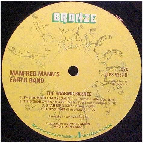 Manfred Mann's Earth Band - The Roaring Silence