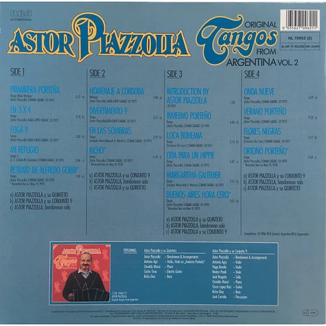 Astor Piazzolla - Original Tangos From Argentina Vol. 2