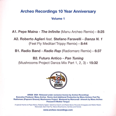 V.A. - Archeo 10 Years Anniversary - Volume 1 Black Vinyl Edtion