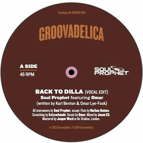 Soul Prophet - Back To Dilla Feat. Omar