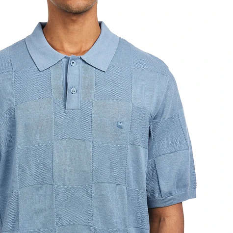 Carhartt WIP☆S/S CHECKER POLO☆XLニットポロシャツ Carhartt WIP S/S Checker Polo, Black | Official Online Store