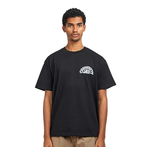 Carhartt WIP - S/S Jazzy T-Shirt (Black / Air Sky) | HHV