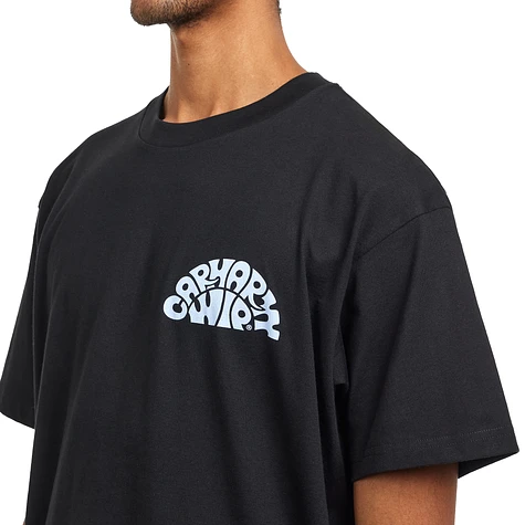 Carhartt WIP - S/S Jazzy T-Shirt (Black / Air Sky) | HHV