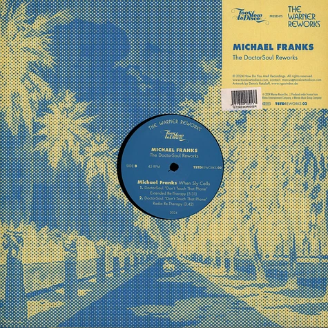 Michael Franks - The Doctorsoul Reworks (Black Vinyl Repress)