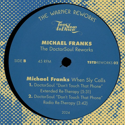 Michael Franks - The Doctorsoul Reworks (Black Vinyl Repress)