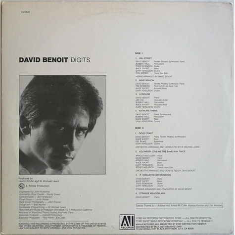 David Benoit - Digits