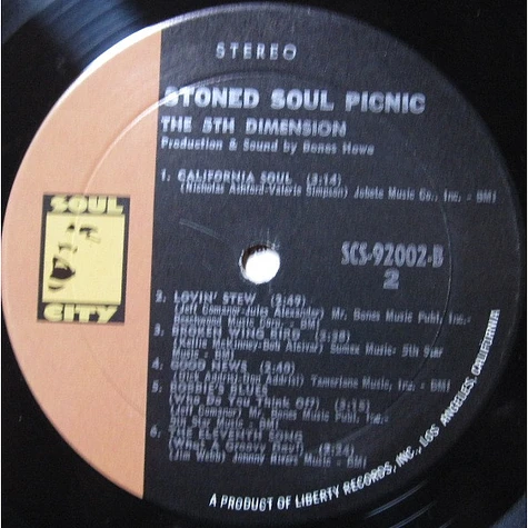 The Fifth Dimension - Stoned Soul Picnic