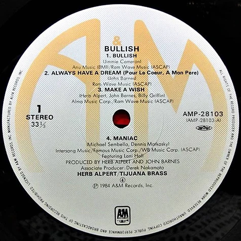 Herb Alpert & The Tijuana Brass - Bullish