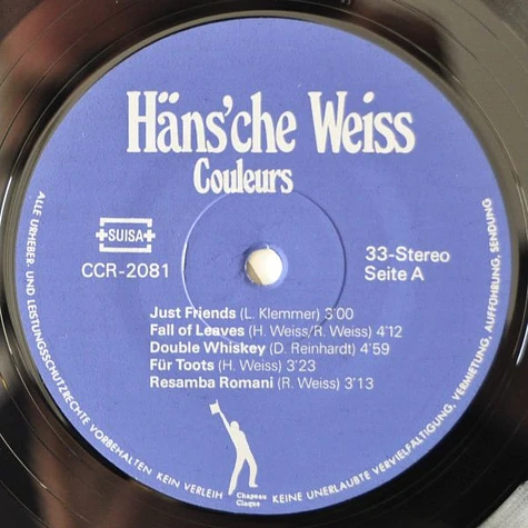 Häns'che Weiss - Couleurs