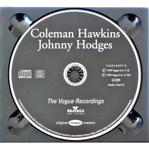 Johnny Hodges / Coleman Hawkins - The Vogue Recordings