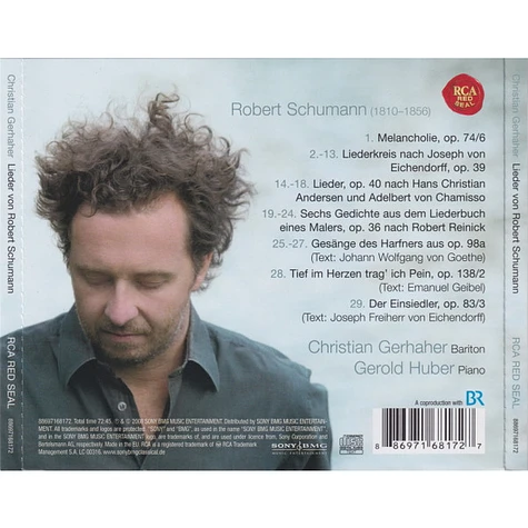 Christian Gerhaher, Robert Schumann, Gerold Huber - Melancholie (Lieder Von Robert Schumann)