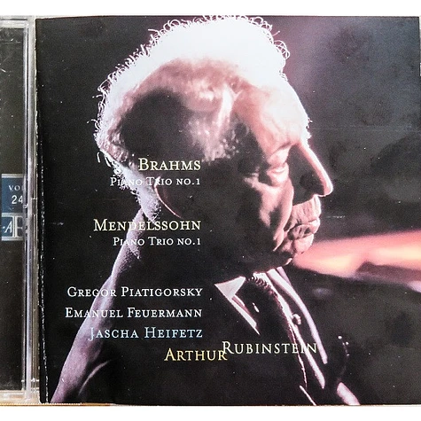 Johannes Brahms / Felix Mendelssohn-Bartholdy, Arthur Rubinstein - Piano Trio No. 1 / Piano Trio No. 1