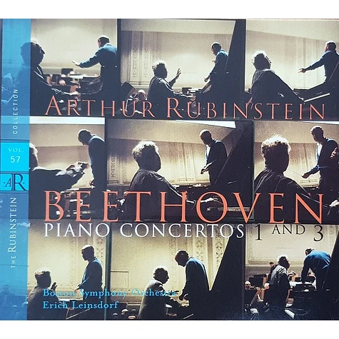 Ludwig van Beethoven, Arthur Rubinstein, Boston Symphony Orchestra , Erich Leinsdorf - Piano Concertos 1 And 3