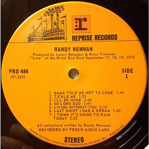 Randy Newman - Live