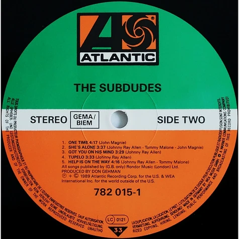 The Subdudes - The Subdudes