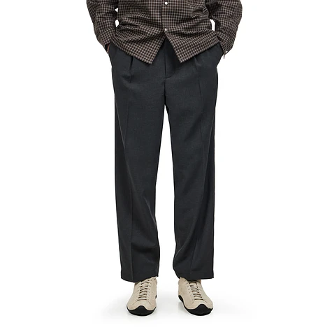 Goldwin - One Tuck Straight Pants (Mix Gray) | HHV