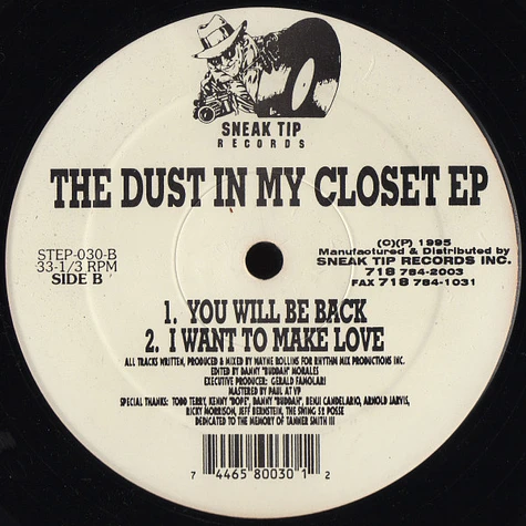 Wayne Rollins - The Dust In My Closet EP