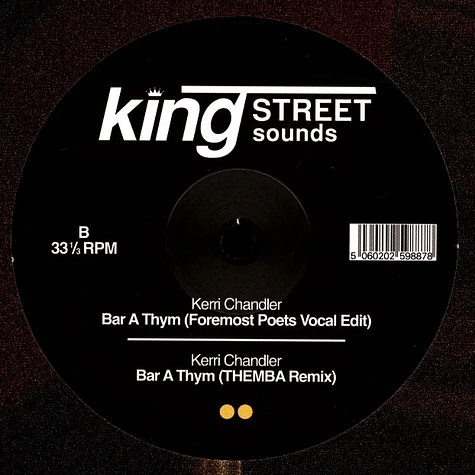 Kerri Chandler - Bar A Thym