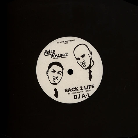 DJ A-L - Back 2 Life - Edits / Devil's Pie