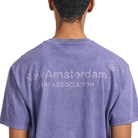 New Amsterdam Surf Association - Logo Tee Washed Embro