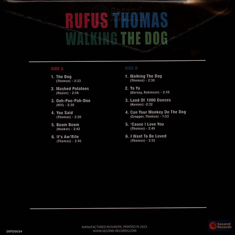 Thomas Rufus - Walking The Dog Magenta Marble Vinyl Edition