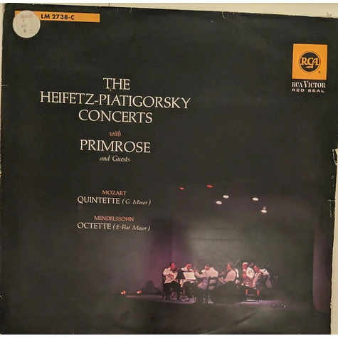 Jascha Heifetz, Gregor Piatigorsky, William Primrose, Wolfgang Amadeus Mozart, Felix Mendelssohn-Bartholdy - The Heifetz-Piatigorsky Concerts with Primrose and Guests