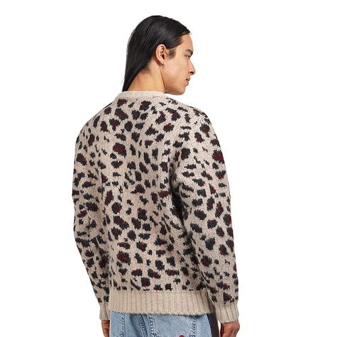 Patta - Leopard Brushed Knitted Sweater