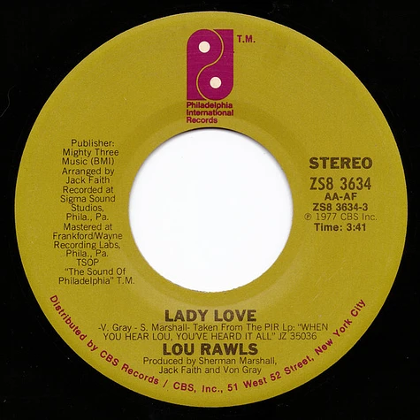 Lou Rawls - Lady Love