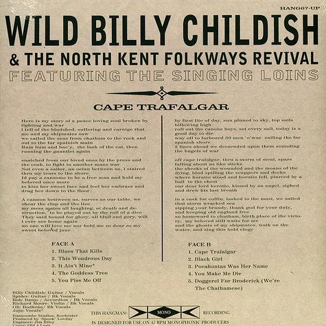 Wild Billy Childish & The North Kent Folkways Revival - Cape Trafalgar