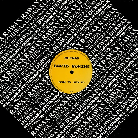 David Böning - Down To Join EP