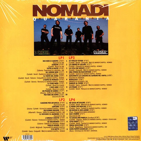 Nomadi - Nomadi 40 Black Vinyl Editon