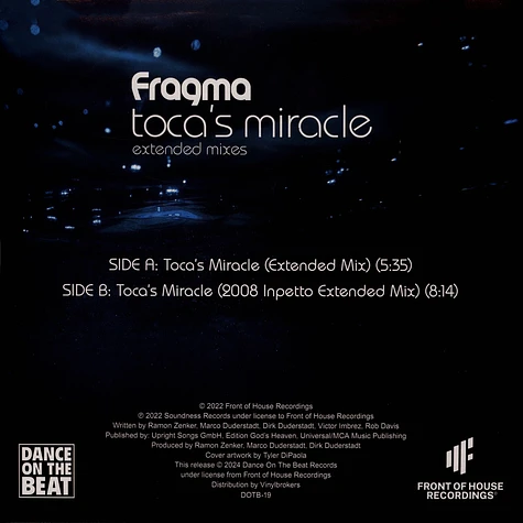 Fragma - Toca's Miracle White Vinyl Edition