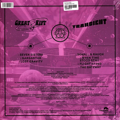 The Great Rift - Transient White Vinyl Edition