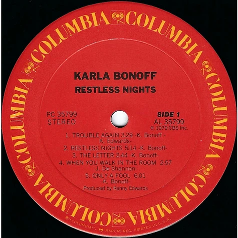 Karla Bonoff - Restless Nights