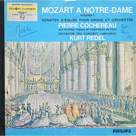 Wolfgang Amadeus Mozart, Pierre Cochereau, Orchestre Des Concerts Lamoureux, Kurt Redel - Mozart À Notre-Dame Volume 1