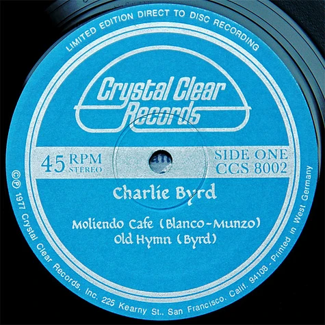 Charlie Byrd - Direct Disc Recording