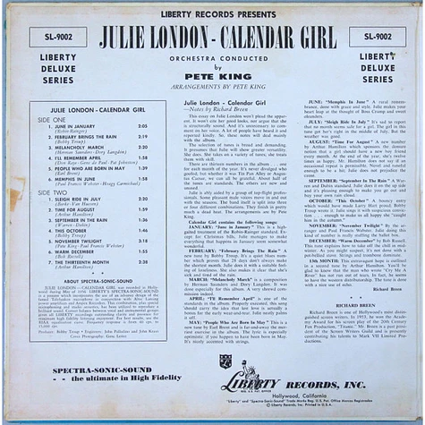 Julie London - Calendar Girl