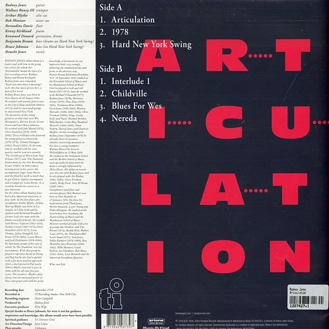 Rodney Jones - Articulation