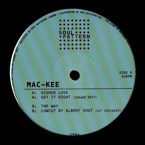 Mac-Kee - Higher Love EP