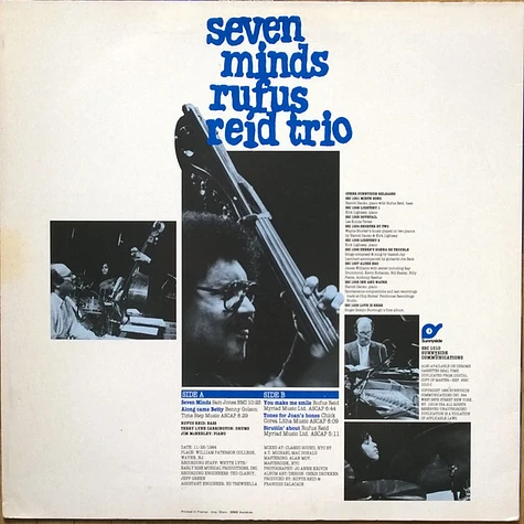 Rufus Reid Trio - Seven Minds