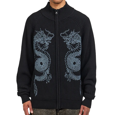 Butter Goods - Dragon Zip-Thru Knit Sweater