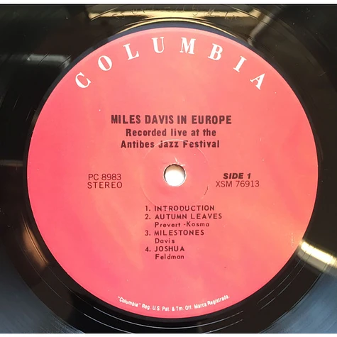 Miles Davis - Miles Davis In Europe