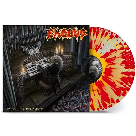 Exodus - Tempo Of The Damned Natural Yellow Red Splatter Vinyl Edition