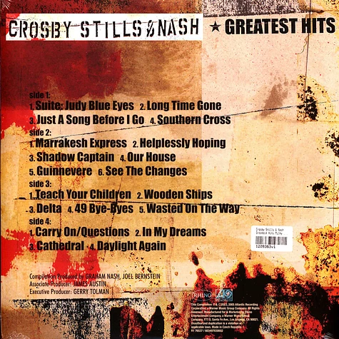 Crosby, Stills & Nash - Greatest Hits Milky Clear Vinyl Indies Only