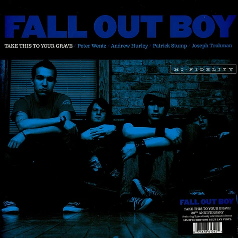 Fall Out Boy - Take This To Your Grave Blue Vinyl