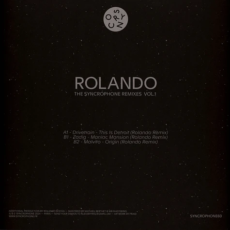 Rolando - He Syncrophone Remixes Volume 1