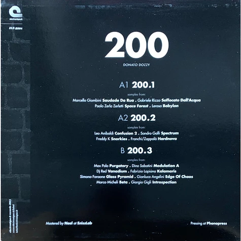 Donato Dozzy - 200 Ep