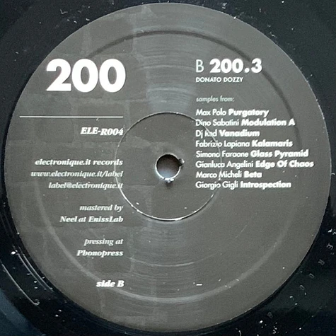 Donato Dozzy - 200 Ep