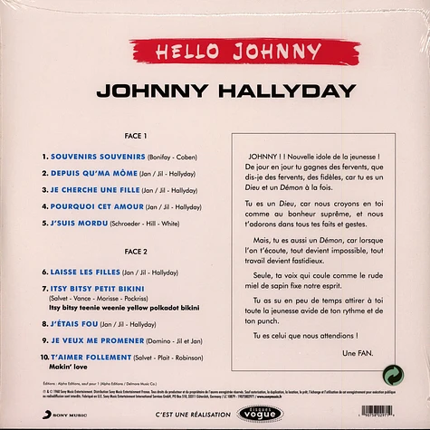 Johnny Hallyday - Hello Johnny