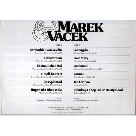 Marek & Vacek - Die Grossen 12